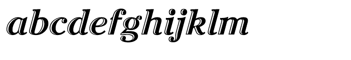 ITC Cheltenham Handtooled Bold Italic Font LOWERCASE