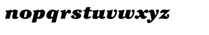 ITC Cheltenham Ultra Italic Font LOWERCASE
