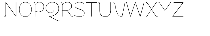 ITC Chino Display Thin Font UPPERCASE