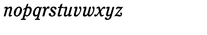 ITC Cushing Medium Italic Font LOWERCASE