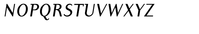 ITC Dyadis Medium Italic Font UPPERCASE