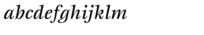 ITC Esprit Medium Italic Font LOWERCASE