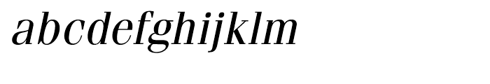 ITC Fenice Oblique Font LOWERCASE