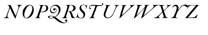 ITC Founders Caslon 30 Italic Font UPPERCASE
