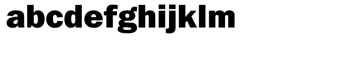 ITC Franklin Gothic Hellenic Heavy Font LOWERCASE