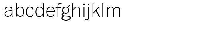 ITC Franklin Thin Font LOWERCASE