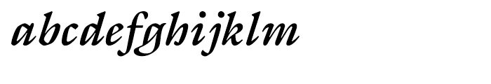 ITC Galliard Bold Italic Font LOWERCASE