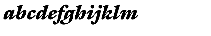 ITC Galliard Ultra Italic Font LOWERCASE