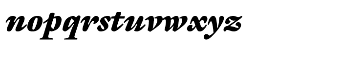 ITC Galliard Ultra Italic Font LOWERCASE