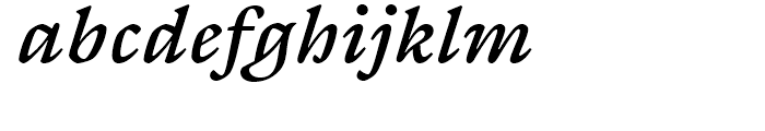 ITC Galliard eText Bold Italic Font LOWERCASE