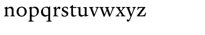 ITC Galliard eText Roman Font LOWERCASE