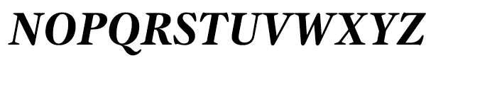 ITC Gamma Bold Italic Font UPPERCASE