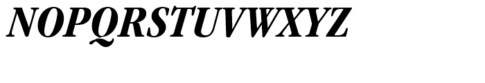 ITC Garamond Bold Narrow Italic Font UPPERCASE