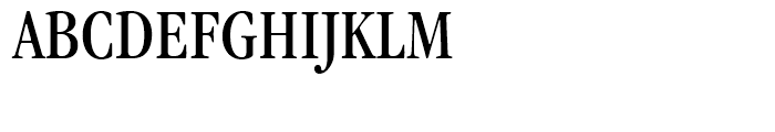 ITC Garamond Book Condensed Font UPPERCASE