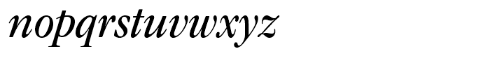 ITC Garamond Book Narrow Italic Font LOWERCASE