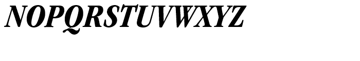 ITC Garamond Condensed Bold Italic Font UPPERCASE