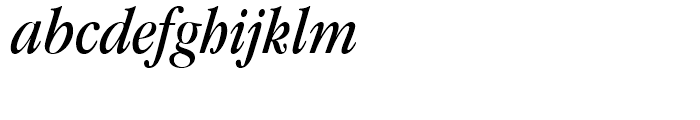 ITC Garamond Condensed Book Italic Font LOWERCASE