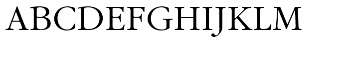 ITC Garamond Light Font UPPERCASE
