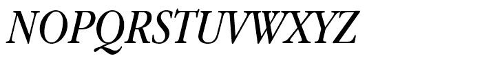 ITC Garamond Narrow Book Italic Font UPPERCASE