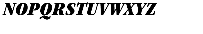 ITC Garamond Ultra Narrow Italic Font UPPERCASE