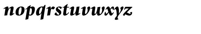 ITC Giovanni Black Italic Font LOWERCASE