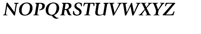 ITC Giovanni Bold Italic Font UPPERCASE