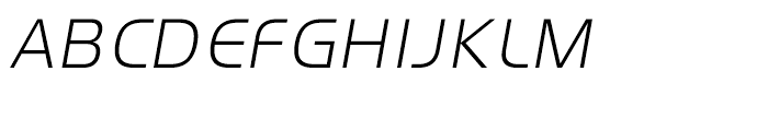 ITC Handel Gothic Light Italic Font UPPERCASE