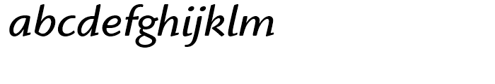 ITC Highlander Book Italic Font LOWERCASE