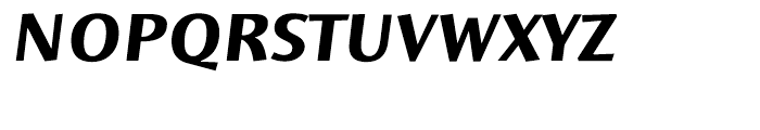 ITC Humana Sans Bold Italic Font UPPERCASE