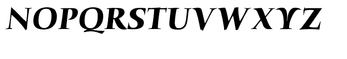 ITC Humana Serif Bold Italic Font UPPERCASE