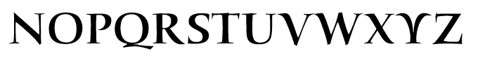 ITC Humana Serif Medium Font UPPERCASE