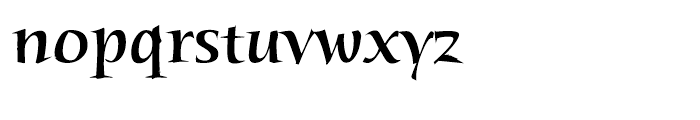 ITC Humana Serif Medium Font LOWERCASE