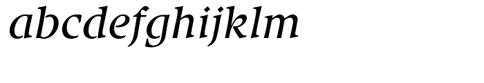 ITC Isbell Book Italic Font LOWERCASE