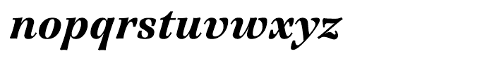 ITC Jamille Black Italic Font LOWERCASE