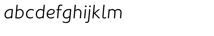 ITC Johnston Light Italic Font LOWERCASE