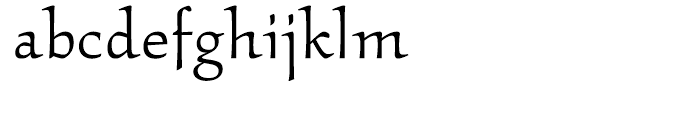 ITC Kallos Book Font LOWERCASE