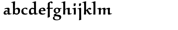 ITC Kallos Medium Font LOWERCASE