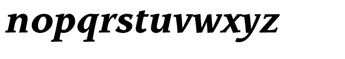 ITC Leawood Black Italic Font LOWERCASE