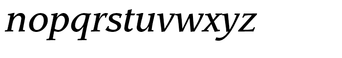 ITC Leawood Medium Italic Font LOWERCASE