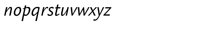 ITC Legacy Sans Book Italic Font LOWERCASE