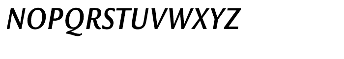 ITC Legacy Sans Condensed Bold Italic Font UPPERCASE