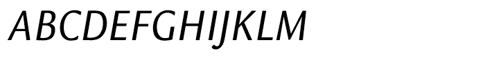 ITC Legacy Sans Condensed Medium Italic Font UPPERCASE
