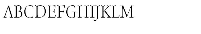 ITC Legacy Serif Light Condensed Font UPPERCASE