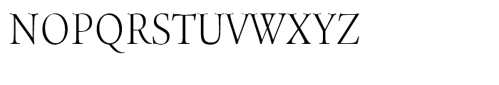 ITC Legacy Serif Light Condensed Font UPPERCASE