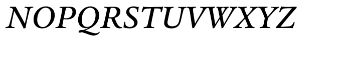ITC Legacy Serif Medium Italic Font UPPERCASE