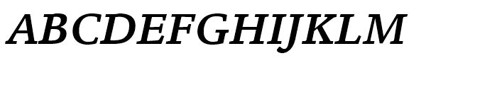 ITC Legacy Square Serif Bold Italic Font UPPERCASE