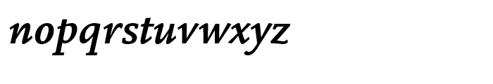 ITC Legacy Square Serif Bold Italic Font LOWERCASE