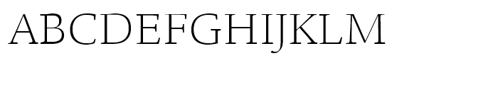 ITC Legacy Square Serif Extra Light Font UPPERCASE