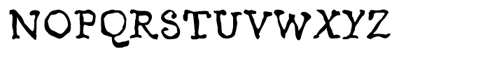 ITC Ludwig Regular Font UPPERCASE