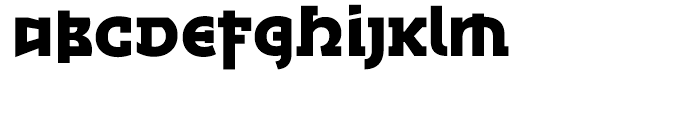 ITC Minska Bold Font LOWERCASE